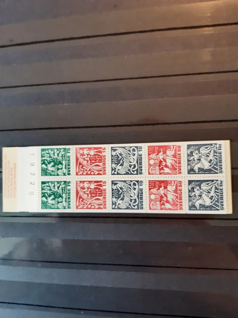 Briefmarken ,Schweden, 1981, Markenheft 81, Nordische Mythologie, postfrisch