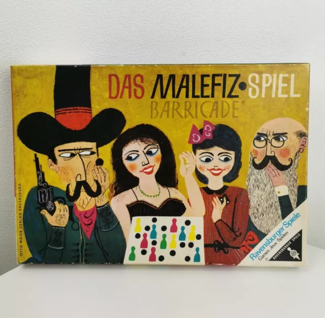 Malefiz Spiel - Barricade - Otto Maier Verlag Ravensburger - Rarität 70er Top