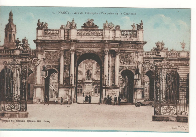 CPA 54 - NANCY: TRIUMPHAL ARC - CAREER VIEW (M-et-M) - UNWRITTEN
