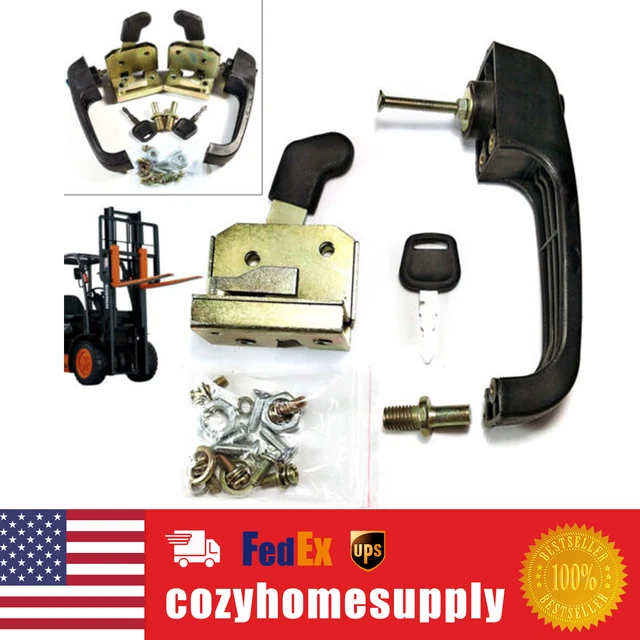 Universal Tractor Door Locking Heavy Equipment Handle Loader Door Lock Forklift