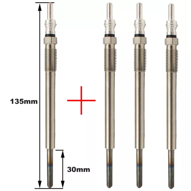 4 Bougie de préchauffage pour ASTRA G FRONTERA VECTRA ZAFIRA A 9-3 9-5 DTI 16V 2