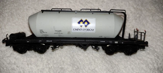 Wagon à Ciment G.M.P. échelle 0 (1/43,5) – Métal – France – Vintage Très Bon état