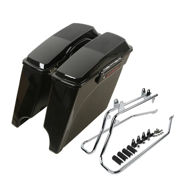 Capuchons D'Extension Pour Clignotants HDBUBALUS - Compatible Harley Softail, Dyna, Sportster - Noir