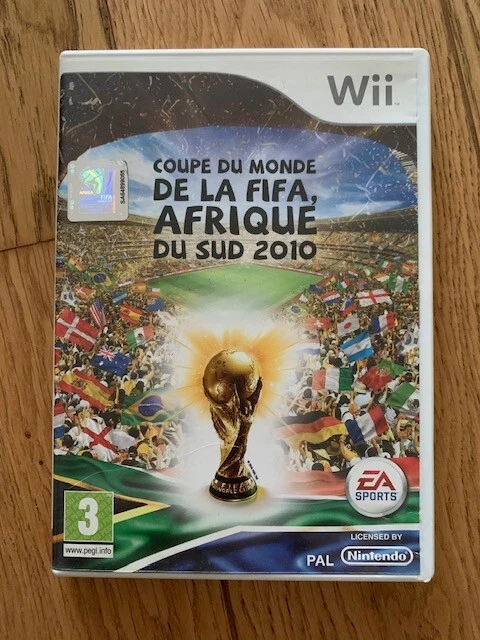 Jeu Nintendo Wii coupe du monde Fifa Afrique du sud 2010