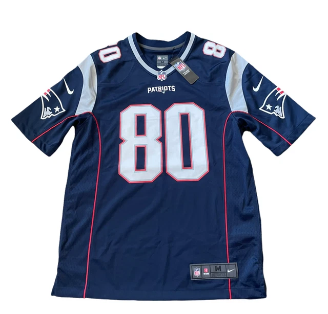 Maglia New England Patriots (Taglia M) uomo Nike NFL Home top - Olszewski - nuova