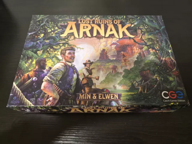 LOST RUINS OF ARNAK BOARD GAME English Complete cge EUC