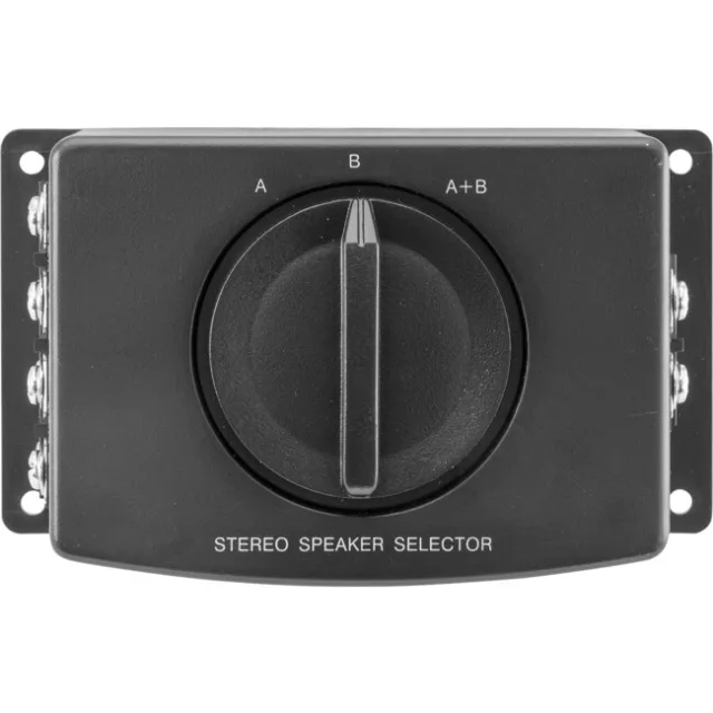 Pro2 Pro1001 2 Way Stereo Speaker Switch A/ B/ A+B Selector