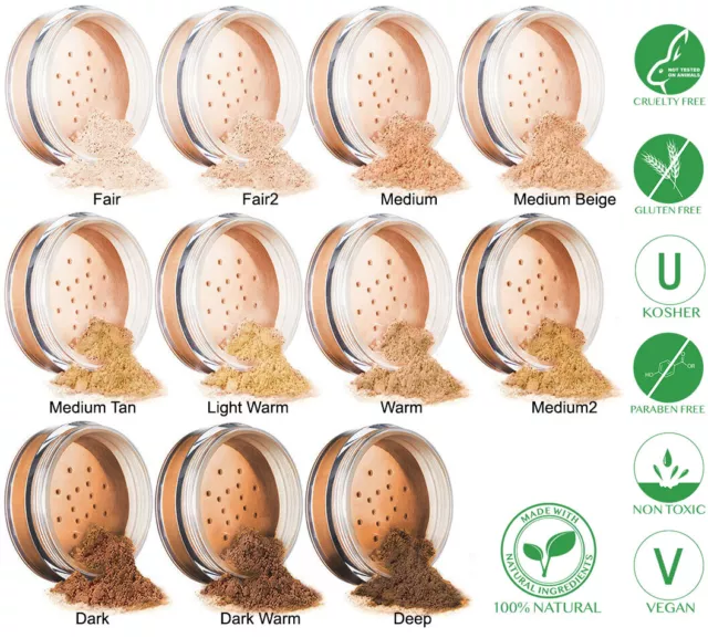 Mineral Foundation Make-up nackte reine natürliche Mineralien magische Abdeckung Gesichtspulver