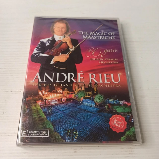 ANDRE RIEU MAGIC Of Maastricht 30 Years Johann Strauss DVD Region 0 ...