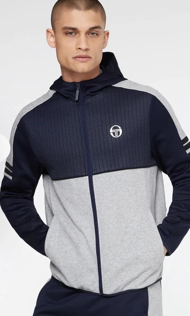 Sergio Tacchini Uomo Giacca Da Tuta Youngline MK2, Gardenia/Pale Banana, L