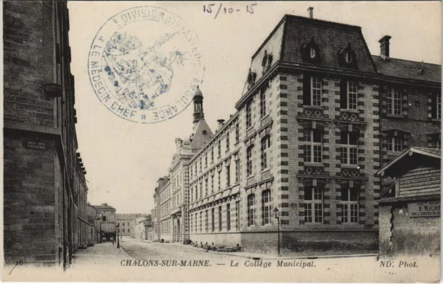 CPA CHALONS-sur-MARNE - Le College Municipal (131957)