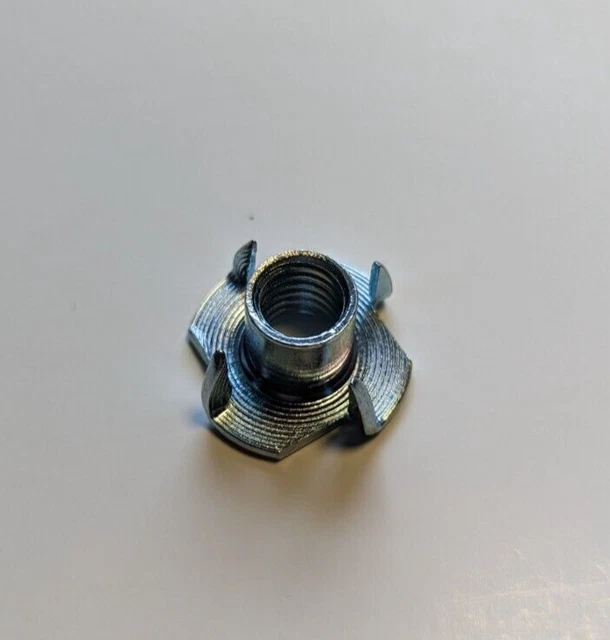 (86) 3/8"-16 4 Prong T-nuts - 86count/25oz