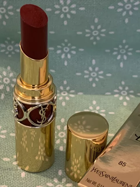 YSL BURGUNDY LIPSTICK Rouge Volupte Shine Oil In Stick 85 Burgundy Love Stick 21.90 PicClick UK