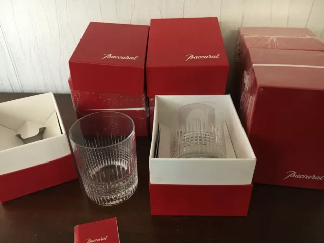 6 verres à whisky N° 2 Modèle Nancy en cristal de Baccarat (prix à la pièce)