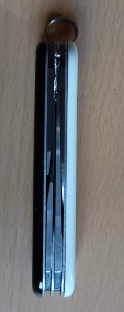 Victorinox Recruit, 84mm, Harlequin Yin Yang Schwarz-Weiß, Sehr guter Zustand
