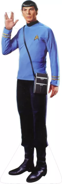 Mr Spock vulcan salute Tall 72" Tall Life Size Cardboard Cutout Standee