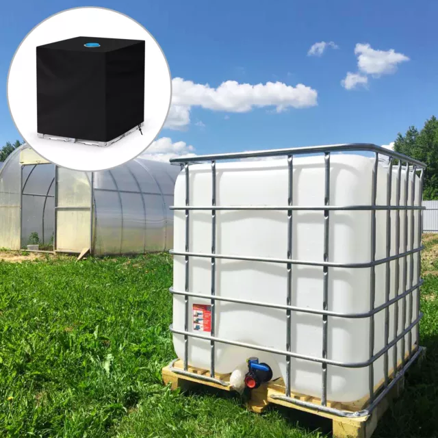 Waterproof Water Tank Cover 1000L IBC Tank Container UV Film Protective Cover UK 3