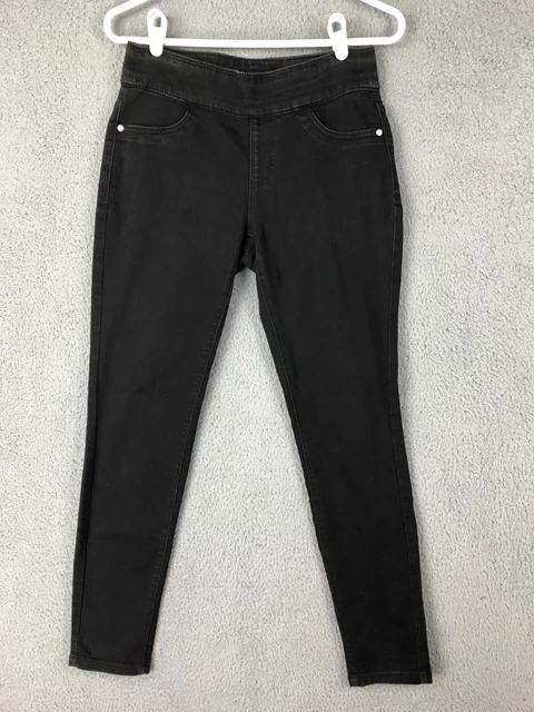 SIMPLY VERA WANG Black Pull Up Jeans 6.99 PicClick