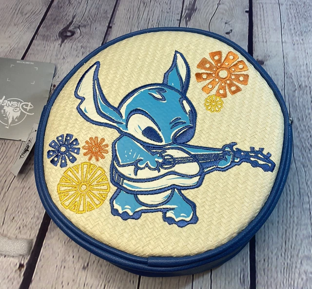 DISNEY PARKS STITCH Vinyl Record Just Chillax Crossbody Bag Purse