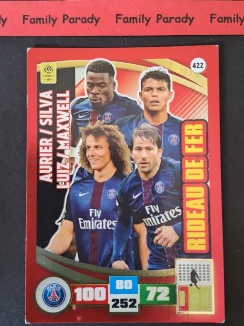 Dinosaurier Silva Luiz Maxwell 422 Psg Karte Panini Adrenalyn XL Fußball Ligue 1