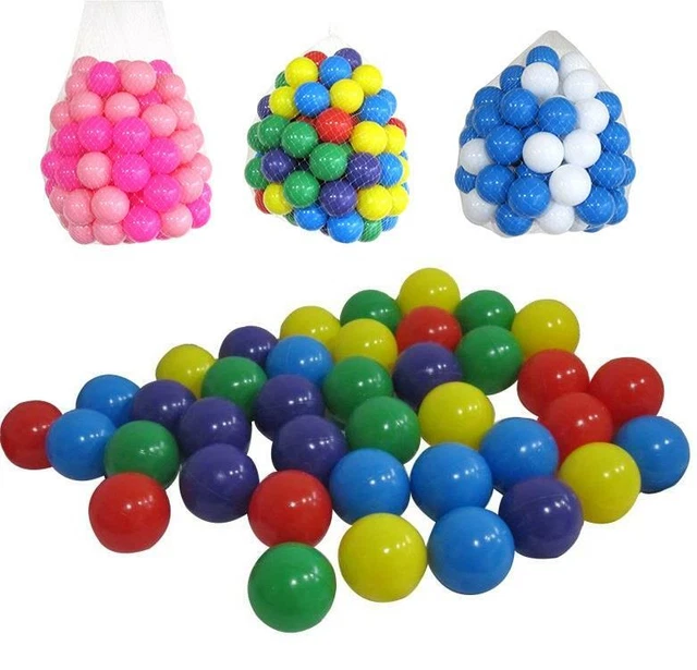 CHILDREN PLAY BALLS Plastic Soft Kids Ball Pits Pen Play Room Pool Bath