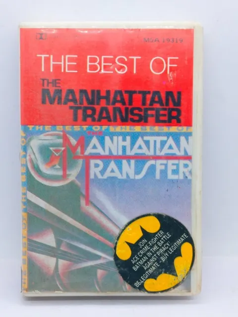 Rare audio cassette from India Best of the Manhattan Transfer Used