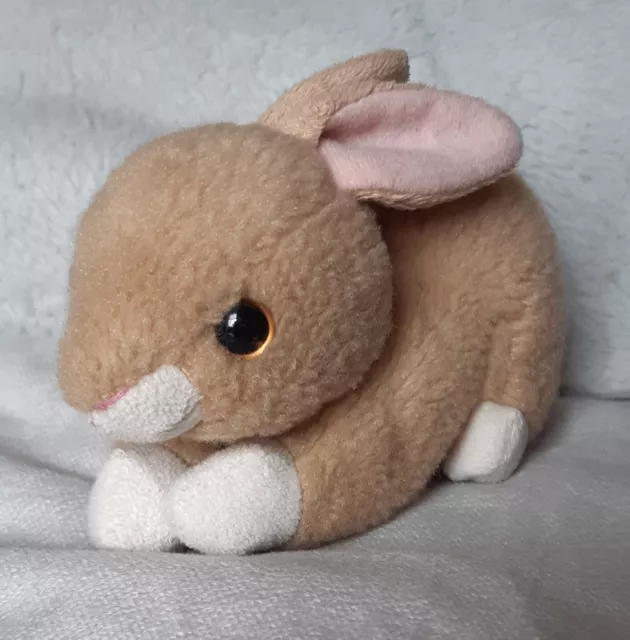 Rare ty beanie "bunnie" the lop eared bunny rabbit solid eye toy soft plush