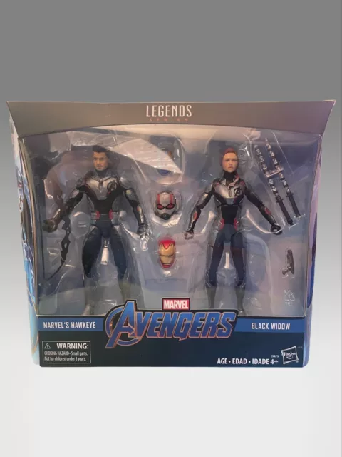 Hasbro Marvel Legends Avengers Endgame Hawkeye and Black Widow 2-pack