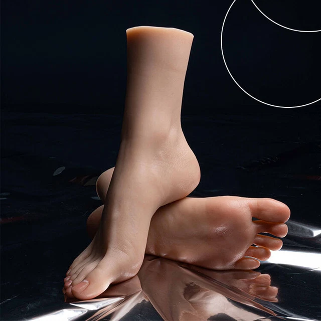 Pieds En Silicone Pour Mannequin - Modèle Féminin, 23.8 Cm - Pour Création Bijoux/chapeaux