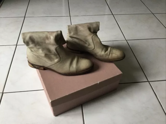 Bottes ZADIG & VOLTAIRE pointure 38 cuir beige