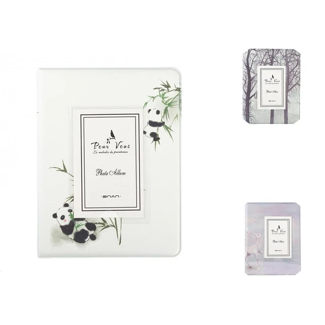 Álbum de postales de alta capacidad, impermeable, 64 bolsillos, 7,6 cm,