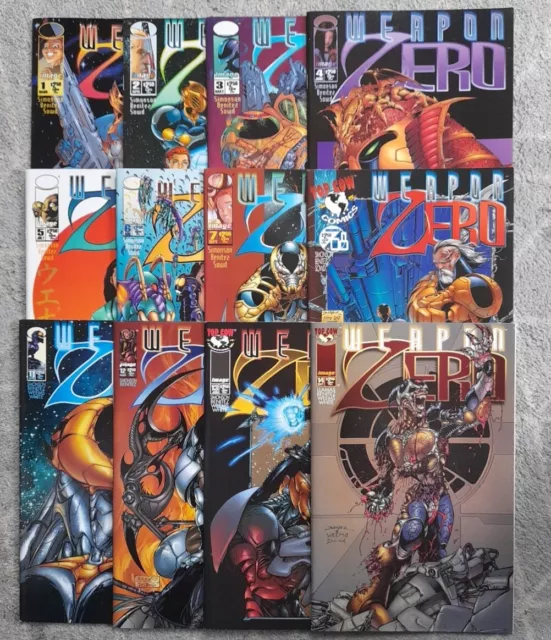 WEAPON ZERO VOL.2 #1-#8 & #11-#14 IMAGE COMICS SET SIMONSON, BENITEZ x12 ISSUES.