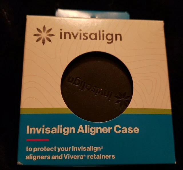 INVISALIGN ALIGNER AND Retainer Case Black Case For Invisalign