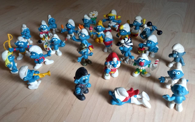 Lot figurines schtroumpfs vintages - Collection