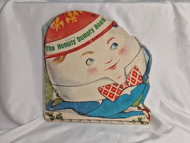 VINTAGE 1964 THE Humpty Dumpty Book Golden Shape Book Nursery Rhymes ...
