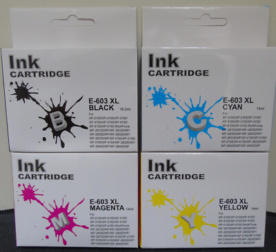 603XL Set Ink Cartridges Compatible Epson xp4100 4105 xp3100 xp2105xp3105 NonOEM