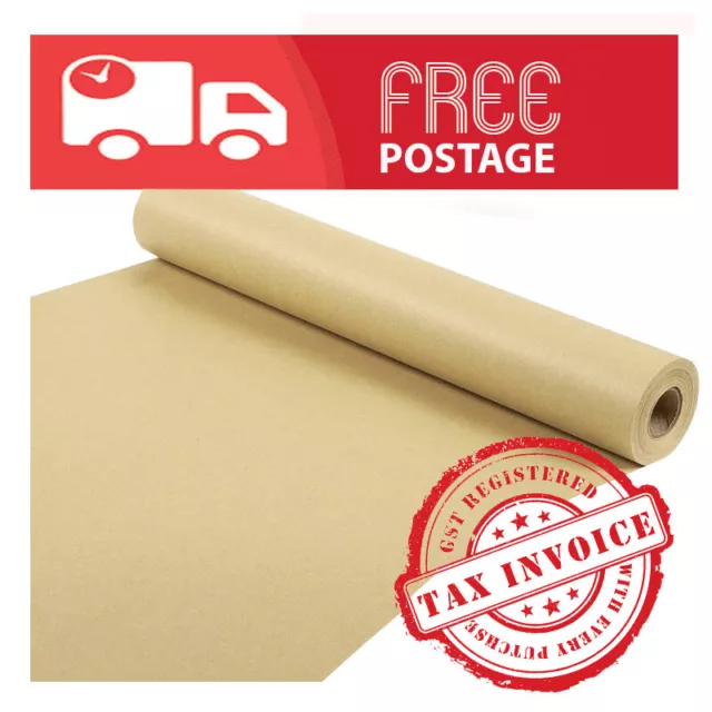 Brown Packaging Kraft Paper Roll thick 125GSM Width 900mm