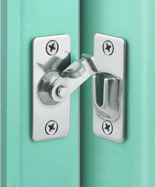 90 Degree Door Latch Sliding Screen Door Latch Barn Door Lock Hasp Latch Clas