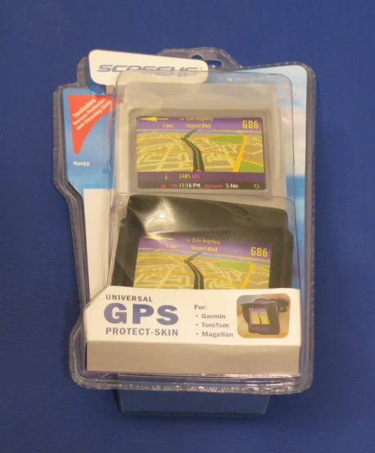 Pack de 2 étuis universels en silicone de protection GPS pouvant accueillir jusqu'à 3,5"