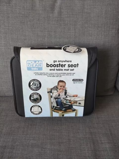 Baby Polar Gear Portable Booster Seat + Table Mat Set (F&F Dispatch- BRANDNEW)