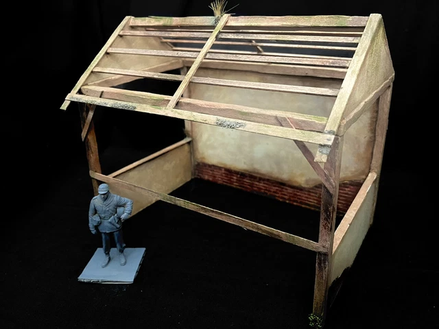 NEGOZIO ANTIQUARIATO IN SCALA G &ndash; Con Luci LED &ndash; Edificio Modellismo 1:24 1:32 &ndash; PTF DESIGNS