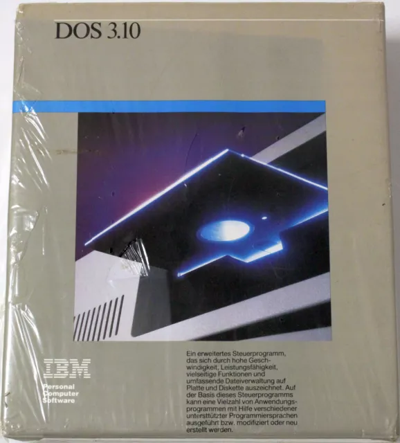 RARITÄT - IBM PC DOS 3.10 - Deutsch - 5¼″ - NEUWARE