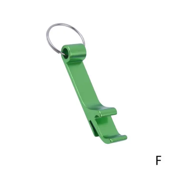 Green Portable 4 in 1 Bottle Opener Chain KeyRings Keychain Metal AU Beer Bar K3