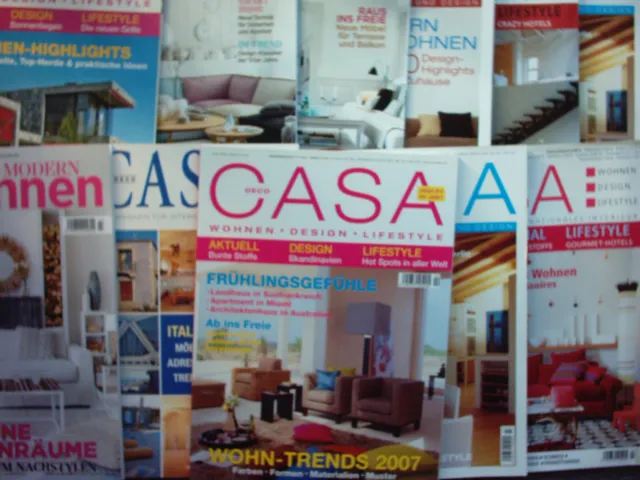 15 Zeitschriften Casa - Deco