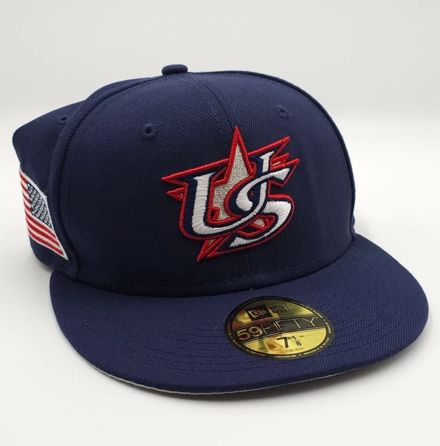 2023 WBC USA World Baseball Classic Fitted Hat New Era 59FIFTY Official