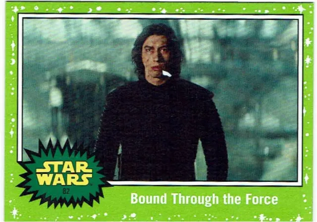 Star Wars Journey to the Rise of Skywalker Topps Green Parallel Base Card #82