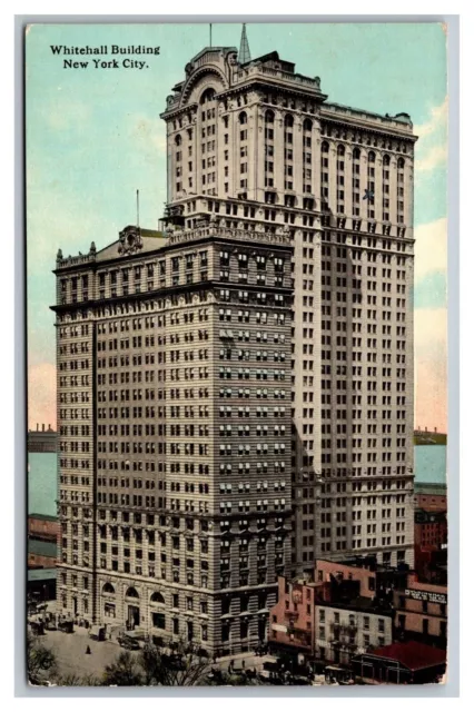New York City, NY, Whitehall Building, Bird's Eye View, Divided Back Postcard