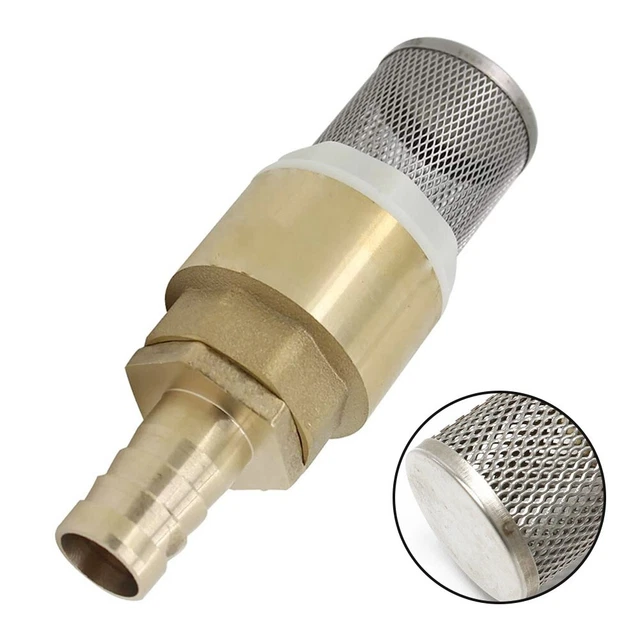 2 Crépines Filtres Inox Pour Tuyau – Tailles 4 à 20 Mm (barbelé) – Pour Pompe, Irrigation, Aquarium, Lavage Voiture