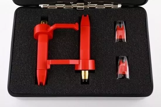 TARUYA 2 RECORD Needle Cartridge Set TW-01M Red with Case