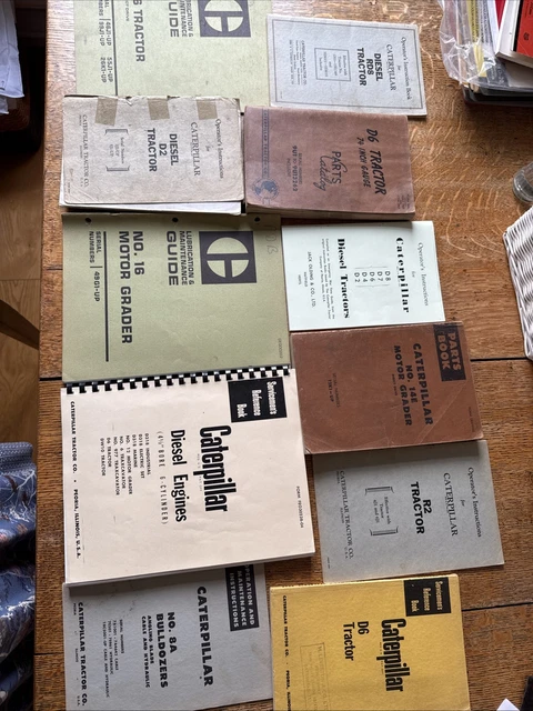 Caterpillar Book Manual Operators Instruction Tractor Dozer D2 4 6 7 8 